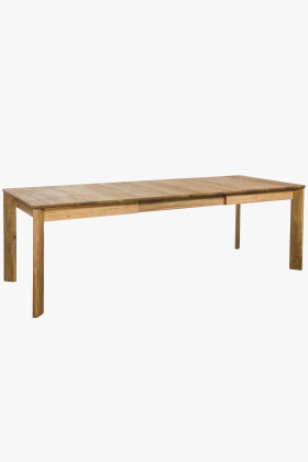 Tölgyfa étkezőasztal, Texas, 160-240 cm, masszív, natúr fa